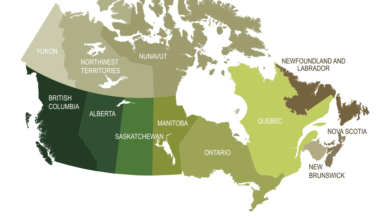 Canadian Provinces and Territories